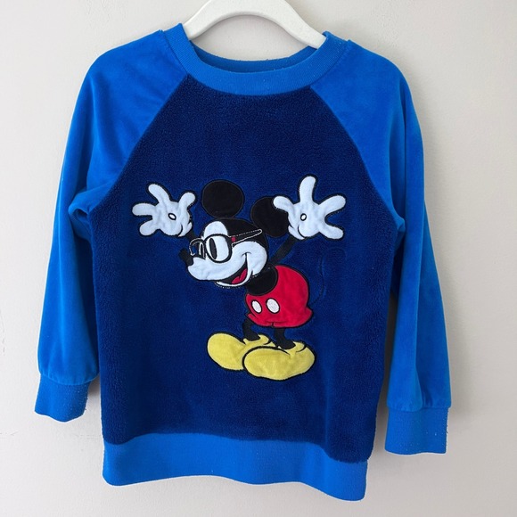 Disney Mickey Mouse Graphic Pullover Crewneck Sweatshirt Kid's‎ Size 3 - Picture 1 of 4